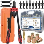 Rivet Tool Kit, Rivnut With 500PCS Nuts (M5, M6, M8, M10, .... Fixed Price $39.02.