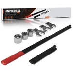 Rogierra Universal Serpentine Belt Tool Kit, 3/8" & 1/2" Drive Red. Fixed Price $49.99.