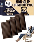 Castermaster Anti Slip Furniture Pads Rectangular Rubber Cups 2 X 4. Fixed Price $9.50.