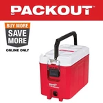 Milwaukee Packout 10 In. Red 16 Qt. Compact Cooler. Fixed Price $109.99.