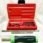 Snap-on SGDMRC103A Green Ratcheting Driver, SDM410 Master Bit Set & Hex Shanks. Fixed Price $295.00.
