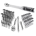 1/4 In. Drive Mechanics Tool Set With Torque Wrench (51-PIECE). Fixed Price $110.54.