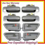 Door Handle Set For 97-01 Toyota Camry 4 Inner Sage + Outside Gray 1B2 DS08. Fixed Price $87.85.