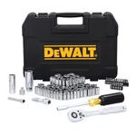 Dewalt 1/4 & 3/8 In. Metric/sae Mechanic's Tool Set DWMT45424. Fixed Price $129.71.