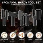 5 Piece 1 Inch Anvil Hardy Hole Tools Set Blacksmithing Forge Forging. Fixed Price $65.99.