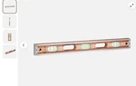 Crick Tool 24 In. Wood Level. Fixed Price $115.00.