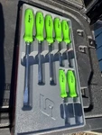 Snapon Tools Usa SDDX70AG Racing Green Screwdriver Set 7PC Combo Hard Handle. Fixed Price $299.97.