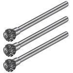 Uxcell Tungsten Carbide Rotary Files 1/8" Shank Double Cut Ball Shape .... Fixed Price $17.35.
