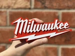 Milwaukee LOGO-3D PRINTED-10. Fixed Price $10.00.