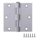 Bowery Hill Steel Door Hinge Satin Chrome 3.5-IN. Square Corner 6-PACK. Fixed Price $37.25.