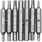 Megapro Hex Screwdriver Replacement Bit Set Sae 3/32" 1/4" Metric 3-6MM 151HX. Fixed Price $13.99.