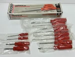 Nos Ridgid Tools Usa (rare) 620-749 12PC Red-orange Handle Screwdriver Set, Box. Fixed Price $339.99.