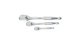 Gearwrench 81206T 3PC 1/4", 3/8" & 1/2" Drive 90-TOOTH Teardrop Ratchet Set. Fixed Price $89.99.