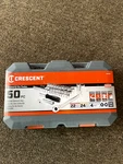 1/4 In. 3/8 Drive 6 12-POINT Standard Sae/metric Mechanics Tool Set. Fixed Price $40.00.