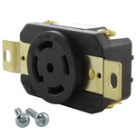 Works Flush Mount Industrial Locking Grade Receptacle (nema L21-30R). Fixed Price $44.75.