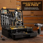 Deko 12V Cordless Drill Kit Home Repair Set W/ Toolbox For Men. Fixed Price $138.35.