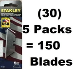 Stanley 11-921 5 Ct Heavy Duty Utility Blades 30 Packs. Fixed Price $58.93.