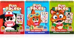 Make-a-face Reusable Sticker Books 3 Pack Safari Farm Sea Animal Kids Travel Toy. Fixed Price $19.99.