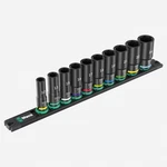 Wera 005590 Magnetic Rail B Impaktor Deep Metric Socket Set, 3/8" Drive, 10 Pi. Fixed Price $137.28.