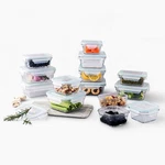 Glasslock Oven And Microwave Safe Food Containers 28 Piece Set (open Box). Fixed Price $59.03.