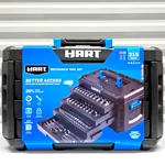 Hart 215 Piece Mechanics Tool Set Multiple Drive Chrome Finish With Locking Case. Fixed Price $129.99.
