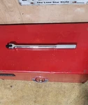Ampro 1/2" Drive 15" Flex Tip Breaker Bar Good Condition Knurled Handle. Fixed Price $17.95.