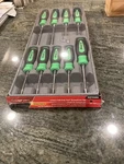 Snap-on SGDTX90BG Piece Soft Grip Torx Screwdriver Set T8-T45 Sealed. Fixed Price $209.95.