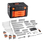 Vevor Mechanics Tool Set Socket 450PCS 1/4 3/8 1/2 In Drive Orange Drawer. Fixed Price $157.99.