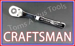 Craftsman Tools 3/8 Full Polish Thin Profile Fine Tooth Ratchet Socket Wrench !!. Fixed Price $22.53.