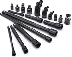 Casoman 18-PIECE Drive Tool Accessory Set, Premium Cr-v Steel With Black Phospha. Fixed Price $43.53.