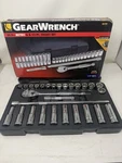 Gearwrench 80709 28 Piece 1/2" Drive Metric 6 12-POINT Standard Deep Set. Fixed Price $115.00.