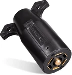 7 Pin Trailer Plug Way Round Rv Style Flat Blade Light Wiring Harness. Fixed Price $14.49.