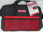 Craftsman 13 In. X 9.75 Wide Mouth Tool Bag 6 Pocket Black/red! Nwt!. Fixed Price $9.99.