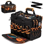 17-INCH Electrician Tool Bags For Men, 46-POCKET Heavy Duty Bag, Foldabl.... Fixed Price $70.46.