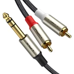 Vioy 1/4 To Dual Rca Audio Cable, Gold Plated Copper Shell Heavy Duty 6.35 Mm Qu. Fixed Price $15.51.
