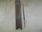 Grobet 6" Square, Cut 2, 3 Side File, Nos. Fixed Price $18.99.
