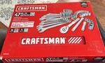 Craftsman 47-PIECE Mechanics Tool Set, Sae / Metric, Soft Storage (CMMT12119). Fixed Price $90.00.