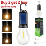 Linterna Solar Tienda Recargable Usb Led Colgante Con Clip Camping Emergencia. Fixed Price $8.99.
