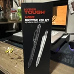 Hyper Tough 2-PIECE Multi-tool Pen Set Black New Box. Fixed Price $11.95.