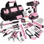 Cordless Set, 293-PIECE Household Tool Kit With 20V Electric Drill, Pow.... Fixed Price $186.73.