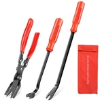 Gooacc 3 Pcs Clip Pliers Set & Fastener Remover - Auto Upholstery Combo Repair. Fixed Price $16.59.