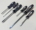 Caterpillar 162-7804 6PC Screwdriver Set Hard Plastic Old Style Handle. Fixed Price $125.00.