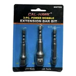 Cal-hawk 3PC Hex Wobble Power Extension Bar Bit 1/4", 3/8", 1/2" Bsppeb. Fixed Price $10.99.