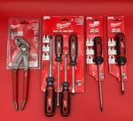 Milwaukee Tool Set Of 7 Screwdrivers & Plier. New, Old Stock. Fixed Price $59.95.