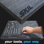 Skil Dark Shadow Foam Tray Insert Storage Organizer Toolbox Kit Set. Fixed Price $63.43.