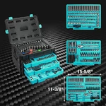 Duratech 497PCS Mechanics Tool Set W/sae And Metric Sockets W/3 Drawer Box. Fixed Price $193.99.
