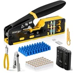 Ethernet Crimping Kit RJ45 TOOLS,CAT5 CAT5E CAT6 Too.... Fixed Price $47.17.