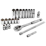 Powerbuilt 940368 23 Piece Mechanics Tool Set Dr. 12 Pt. Metric Standard. Fixed Price $34.95.