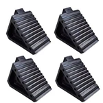 Solid Heavy Duty Rubber Wheel Chocks 4 Packs, Premium Stopper For Car, .... Fixed Price $50.58.