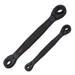 Klein Tools 4-IN-1 Ratcheting Wrench Set, Sae, 2-PIECE. Fixed Price $30.06.